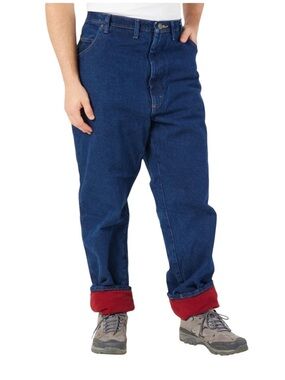 Cabela’s Roughneck Fleece Lined Jeans 46x30 NWT Dark Wash